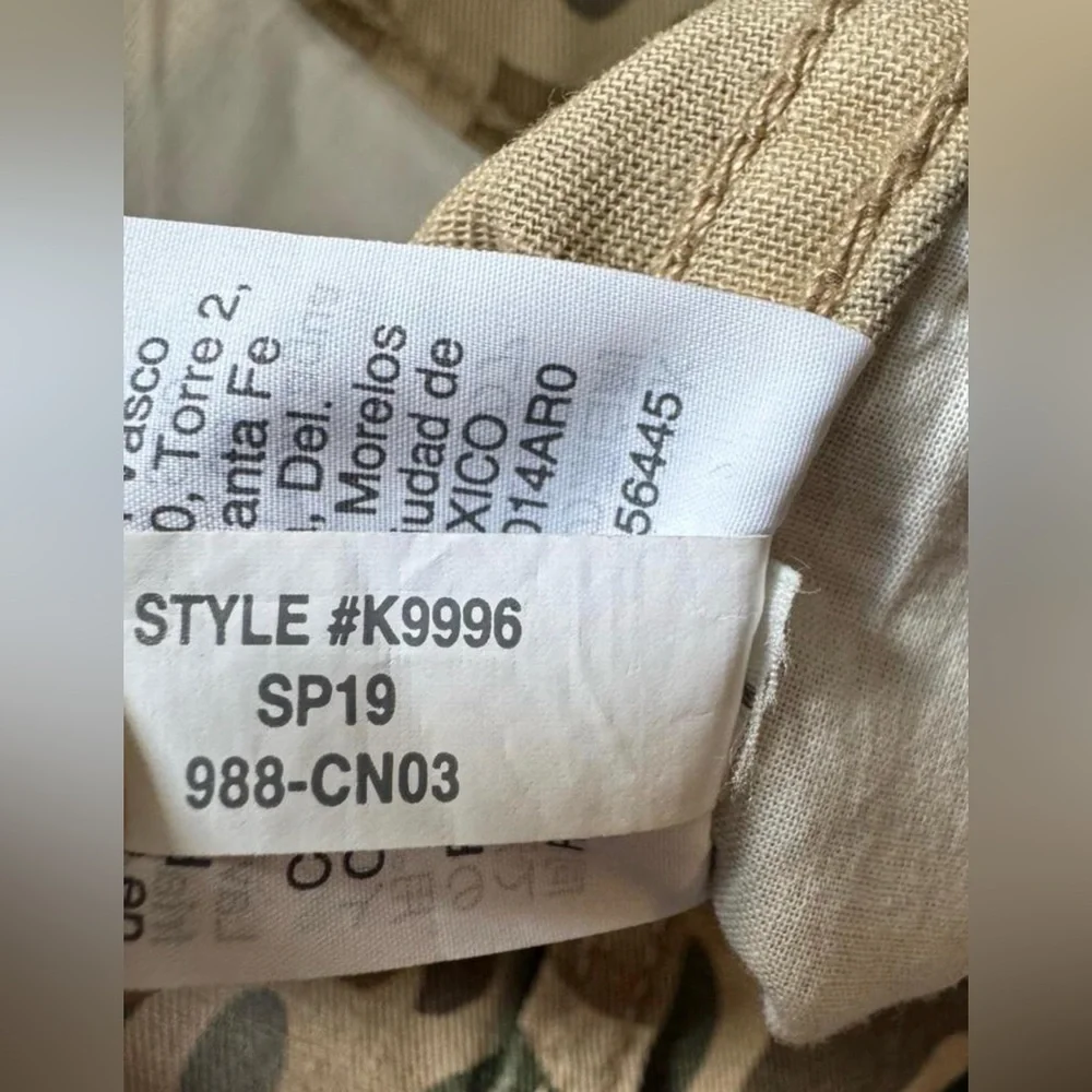 Madewell Camo Cargo Pants Womens 26 Utility Military Army Green Straight Leg - Picture 5 of 7